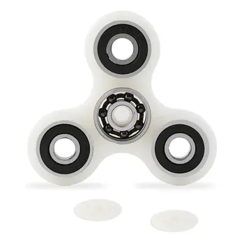 

Full Set Fingertip Spiral Hand Spinner Finger Ashen Luminous Attractive Shell Steel Material Professional For Autism