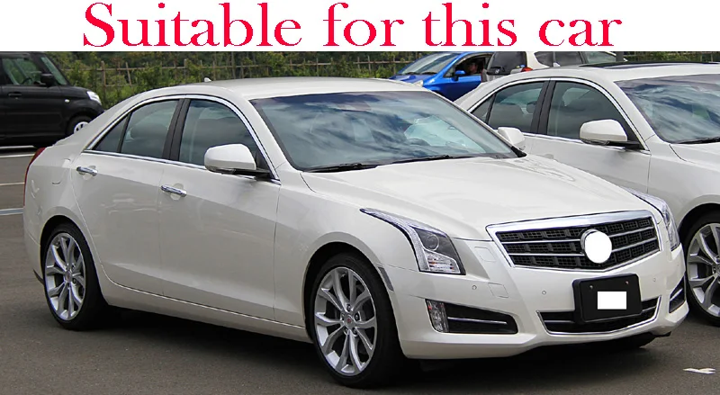 Для Cadillac ATS 2013- автомобильные аксессуары пластиковый внешний козырек вентиляционные Шторы окно Защита от солнца и дождя дефлектор 4 шт