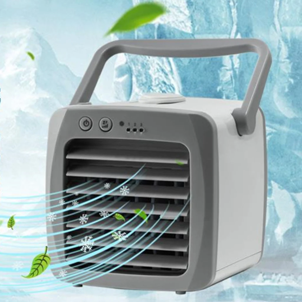Portable Air Conditioner Mini USB Air Cooler Fan Cooling Humidifier 3 Gear Home Room Air Conditioning Purifiers for Home Office