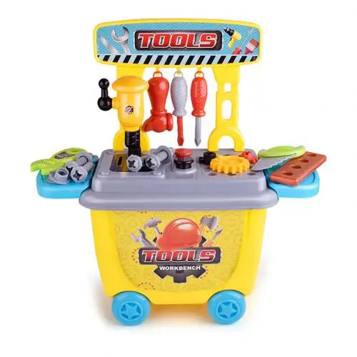 Craftsman Дети Мальчики Девочки ролевые игры игрушка Питание Макияж Доктор Тележка Набор DIY сборка Дети Образование игрушка для детей подарок - Цвет: Craftsman