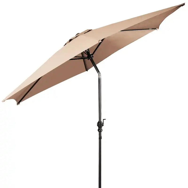 9 Ft Outdoor Beach Patio Umbrella Garden Parasol With Crank Furniture Op2806 Aliexpress