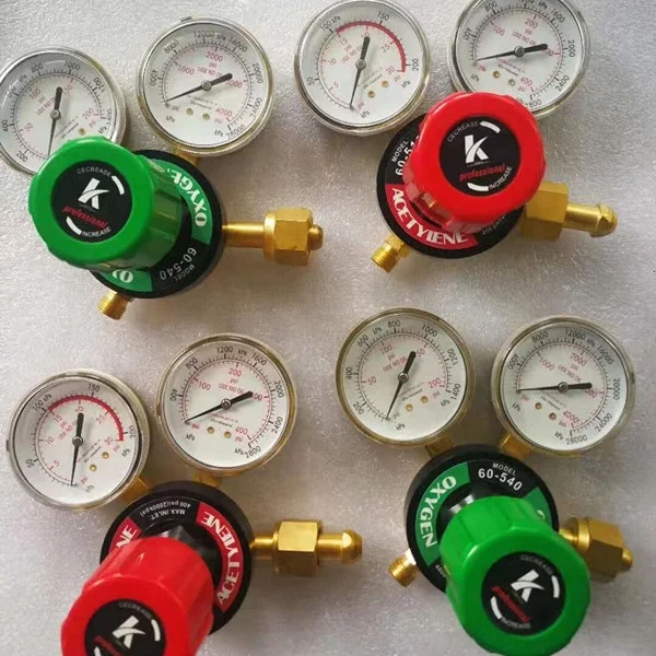 

Welding and Cutting regulator for oxygen and Acetylene gas
