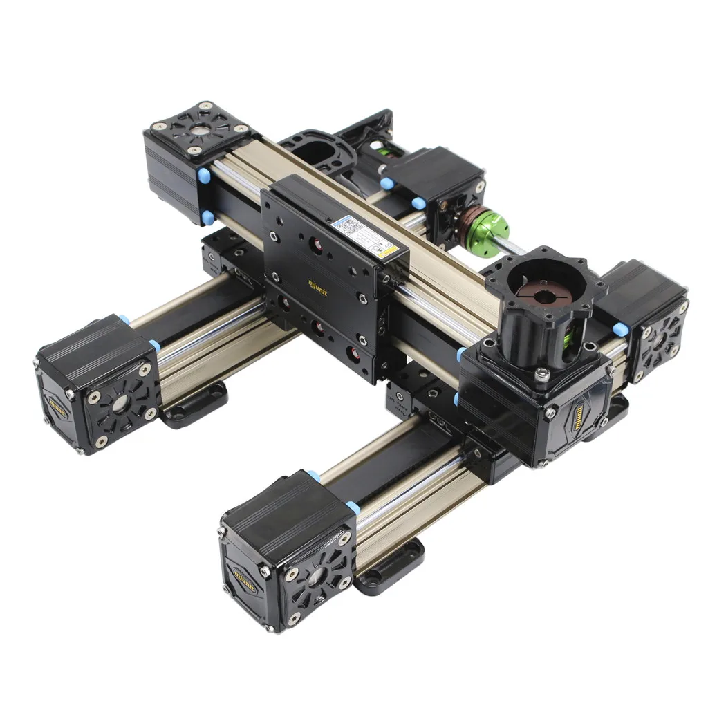US $1.260.00 Mjunit 60N Xy Belt Drive Linear Rail Actuator With 3 Rails 600x600mm Stroke