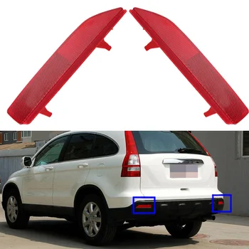 

1 Pair Reflectors Cover Accessories Replacement Red Rear Exterior Useful