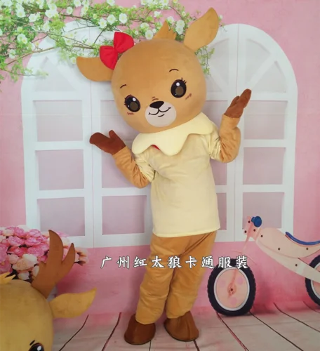 Mascot C Маскарадный костюм Лося Рождественский олень талисман на заказ взрослый размер персонаж мультфильма Косплей Карнавальный Костюм - Цвет: Mascot C