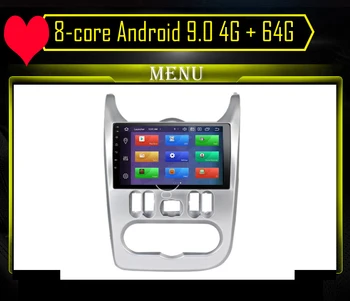 

8-core Android 9.0 4G + 64G car radio multimedia player For Renault Logan 1 radio accessories gps navigation stereo player