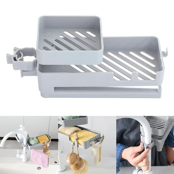 

Kitchen Self-Standing Drain Sink Leftovers Soup Juice By Garbage Filter Double-Layer Sink Storage Basket Home Kitchen Tools New