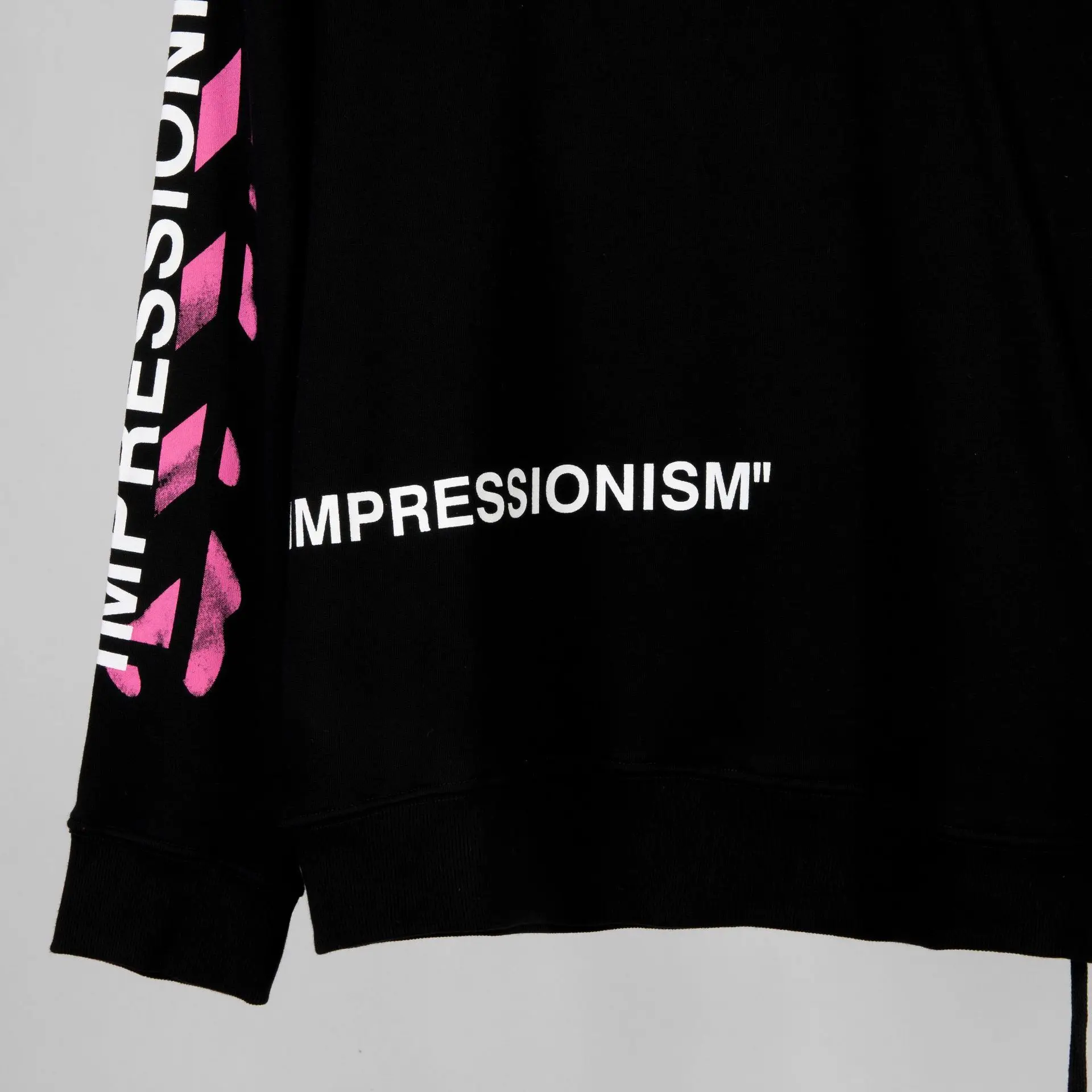 OFF-WHITE OW Весна и лето 99 лет краска пара мужская хлопковая толстовка с круглым вырезом