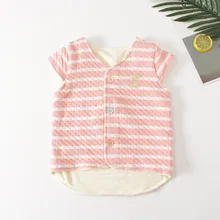 6-Цвет воздуха Слои тяньчжу Жилет На Подкладке супер мягкая Наплечная подушка теплый детский жилет на рост от 80 до 100