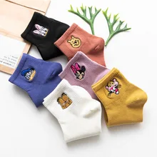 Модные милые короткие носки женские Харадзюку с милым рисунком короткие носки хипстерские носки для скейтборда