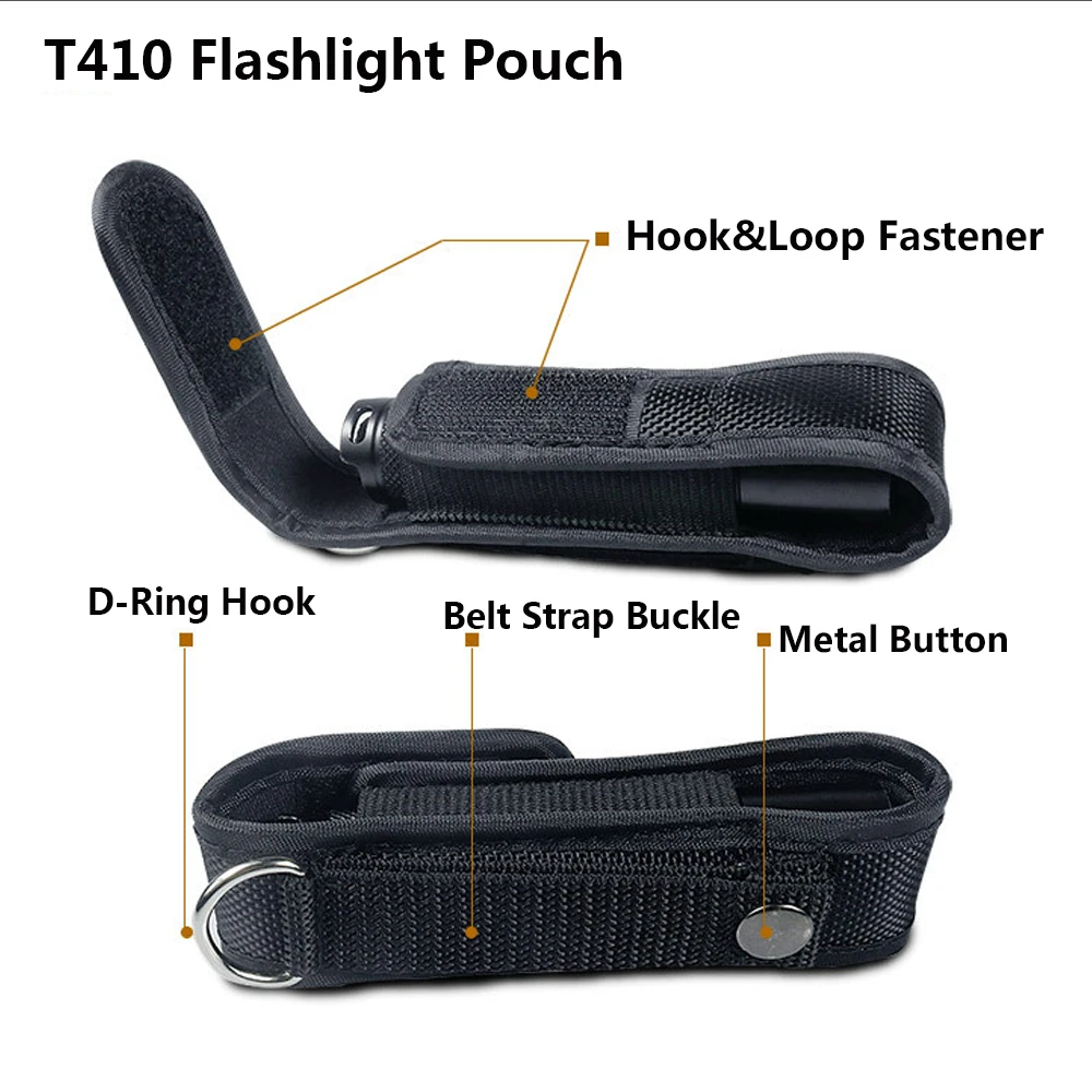 Tactical Molle Flashlight Pouch