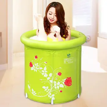 

Foldable Bath Barrel Household Adult Drug Bath Barrel Plastic Adult Full-body Inflatable Bath Barrel