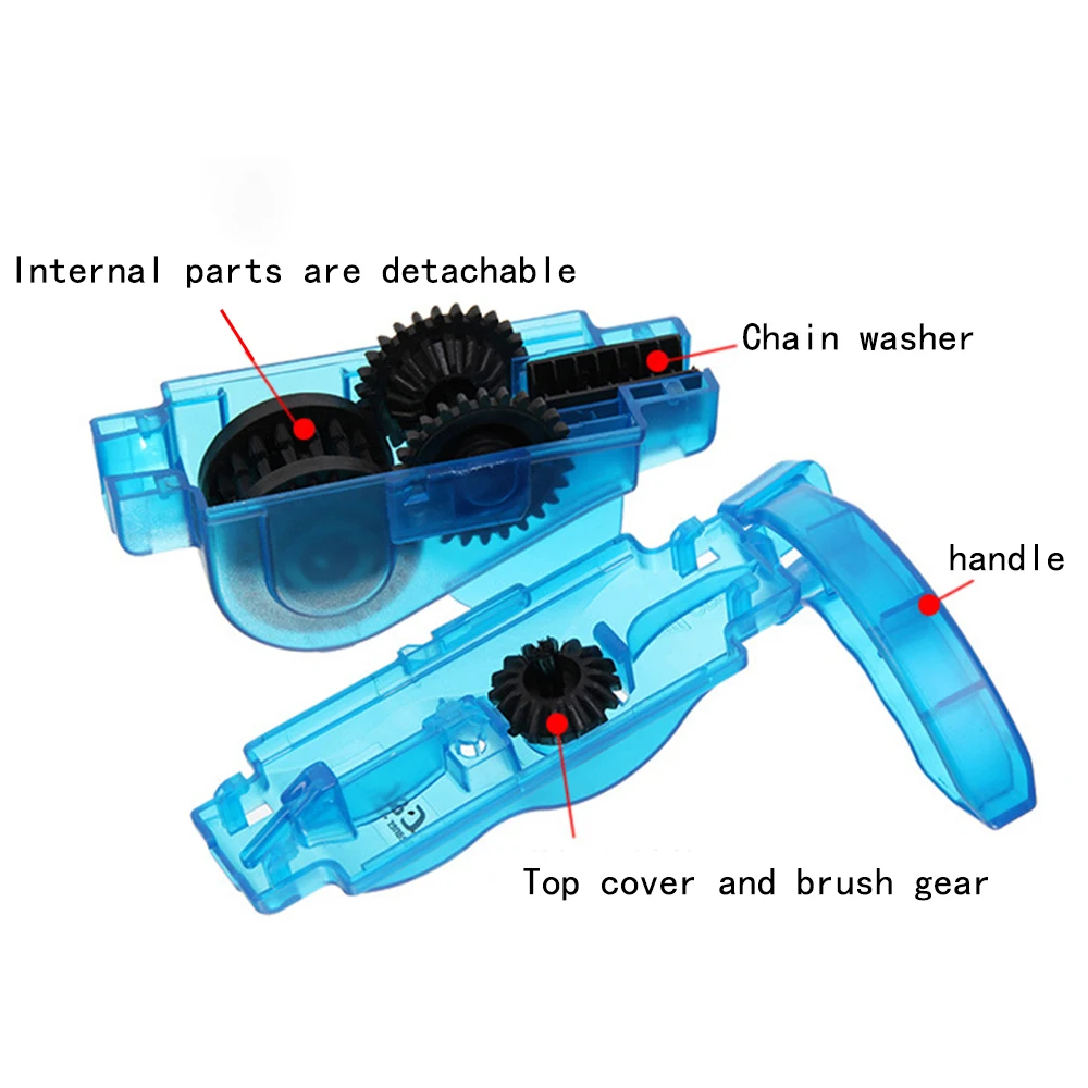 Портативный велосипед цепь очиститель горный велосипед Чистящая Щетка чистящий инструмент велосипедные фонари чистящий набор аксессуар для выхода в свет
