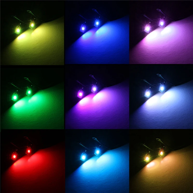 Многоцветный RGB Demon Eye светодиодный devil eyes с беспроводным пультом дистанционного управления для автомобильных фар мотоцикла проектор модифицированный