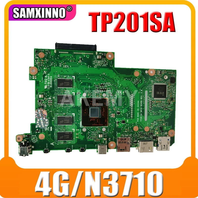 TP201SA Материнская плата ноутбука для ASUS оригинальная материнская 4GB RAM N3710