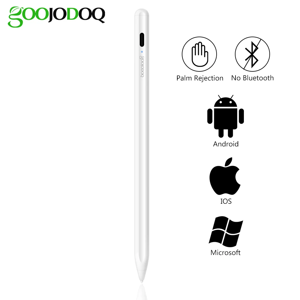 2 в 1 Универсальный сенсорный Стилус для iPad стилус планшета Android IOS Apple Pencil