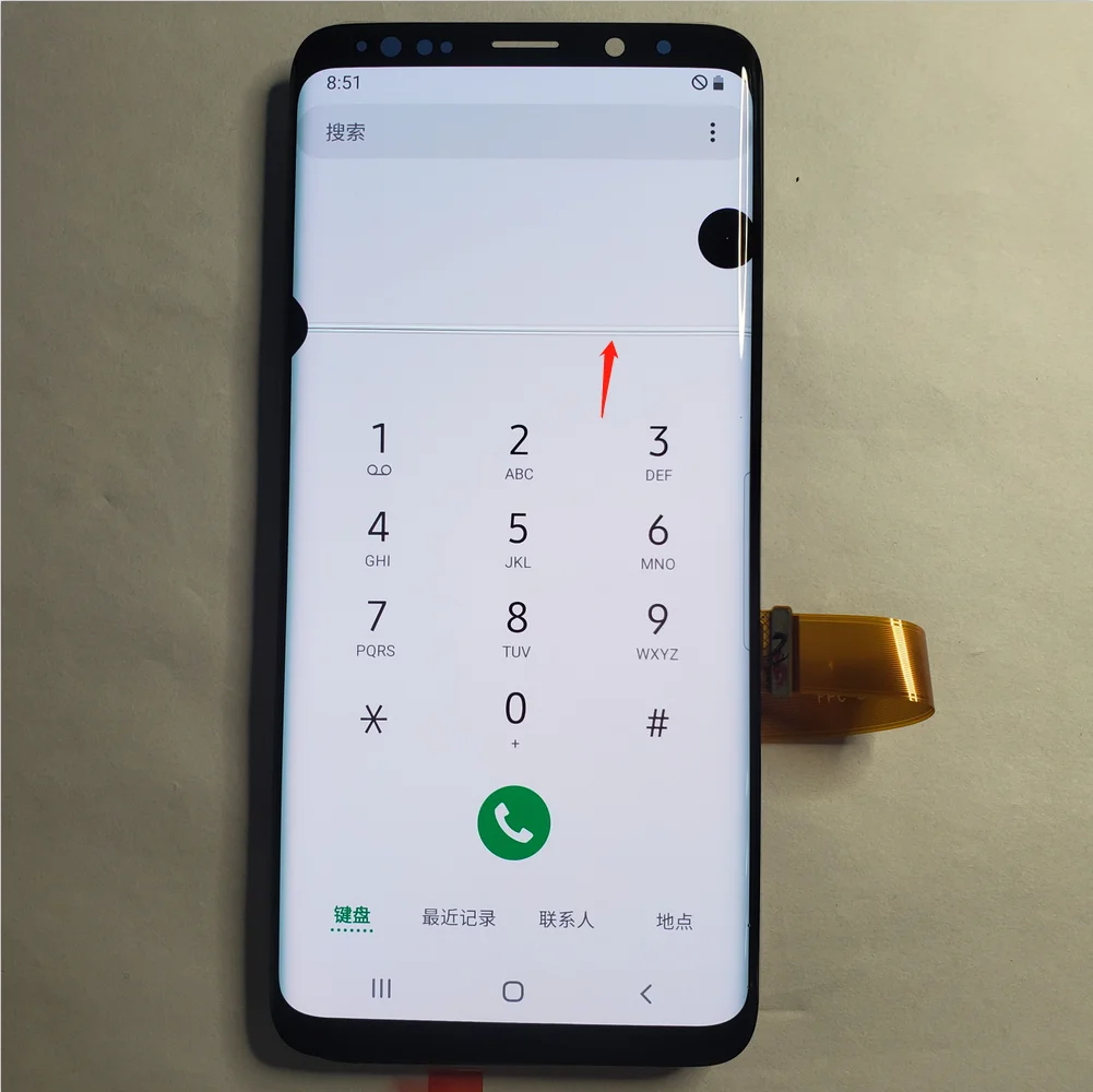 Оригинальный линейный дигитайзер для Samsung Galaxy S9 + G965F G965W Plus | Мобильные телефоны и