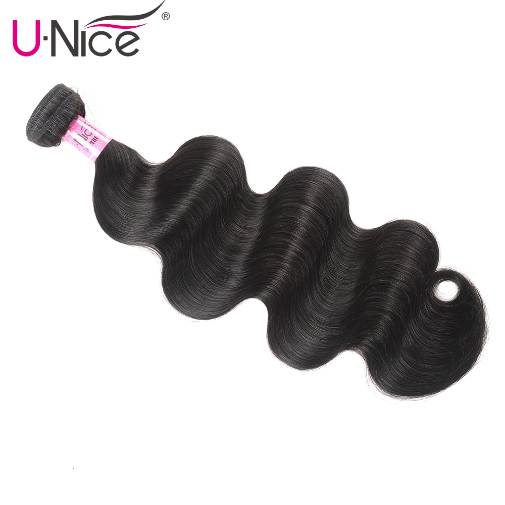 Волосы UNICE малазийские объемные волнистые пучки волосы remy расширение малазийские человеческие волосы плетение 1 пучок без запутывания
