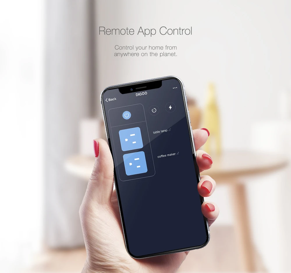 DIGOO DG-SP202 3720 Вт двойной штепсельной вилки ЕС умная розетка Wi-Fi индивидуальное управление lable монитор энергии дистанционное управление выход синхронизации