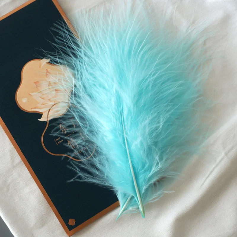 Turkey Feathers Fluffy Turkey Marabou Feather 10-15Cm Decoration Accessories For Jewelry Clothes Wedding Plumes DIY Crafts 50Pcs turkey feathers,craft feathers,natural feathers