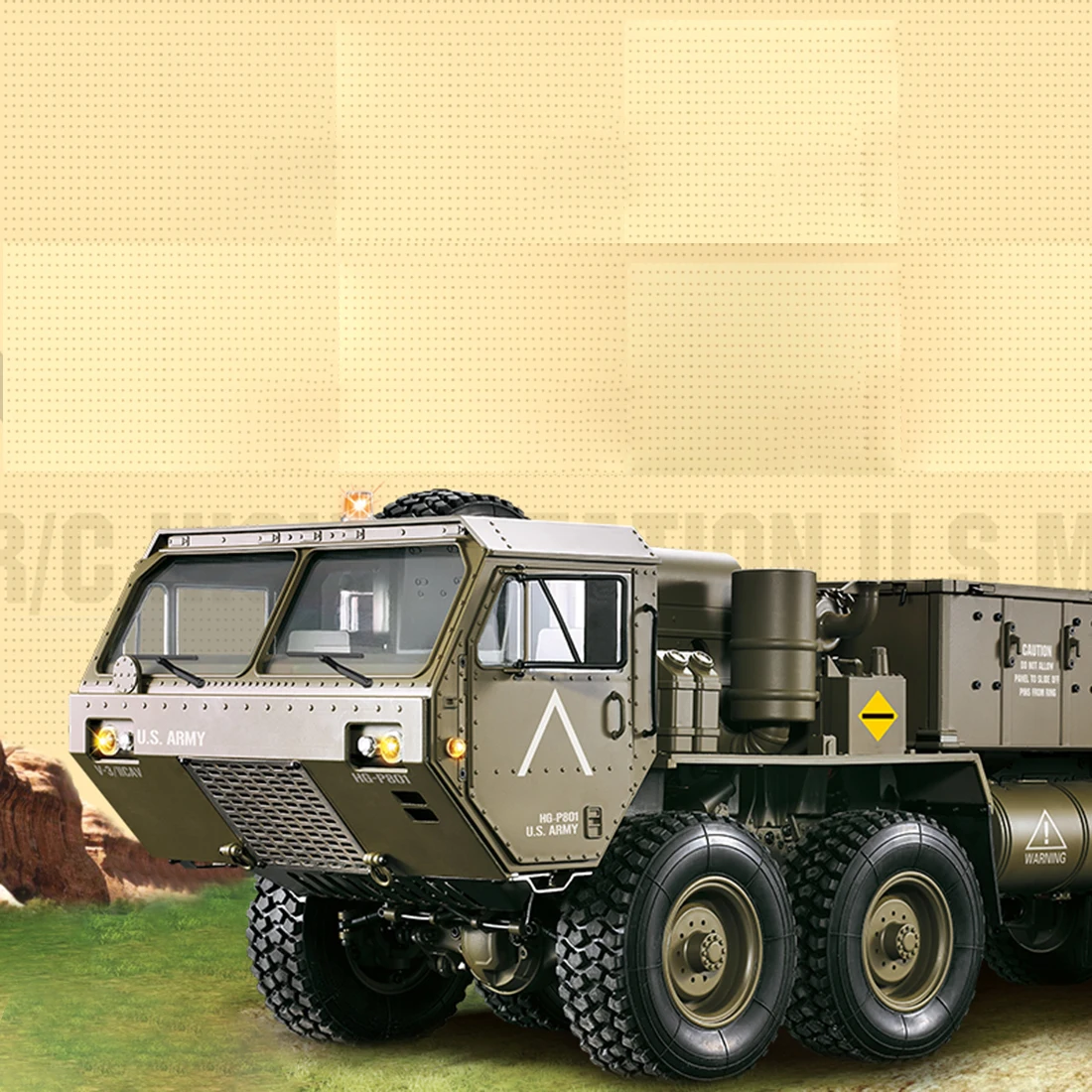 1:12 8X8 R/C 2,4G электрический пульт дистанционного управления Militray модель грузовика все Terrin грузовик комплект обучающая игрушка-оливковый Драб/Пустынный желтый