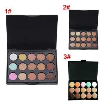

15 Colors Base Concealer Makeup Foundation Face Contour Palette Acne & Spot Removing Face Natural Long-lasting Cosmetics TSLM1