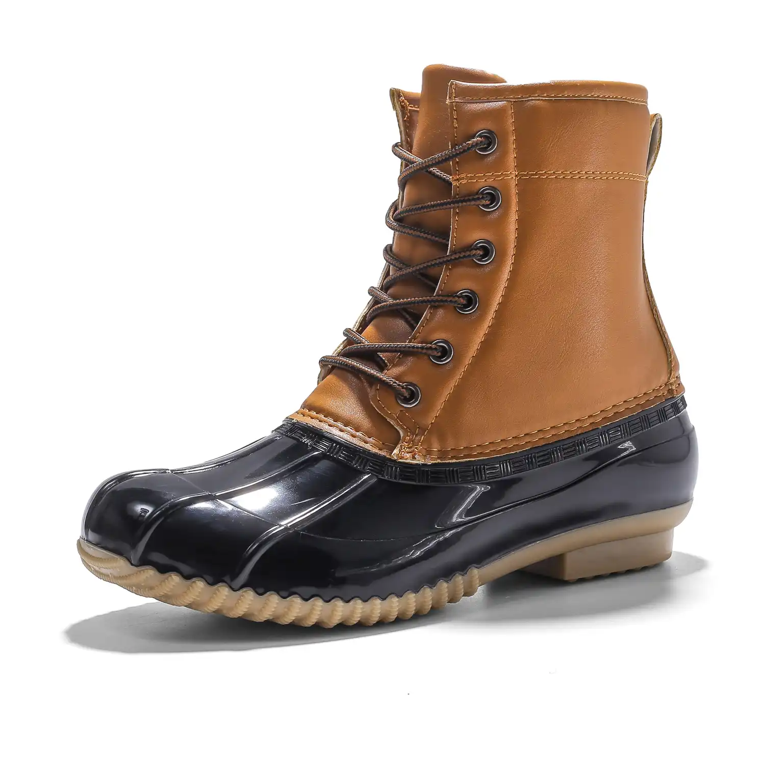 womens duck boots with zipper