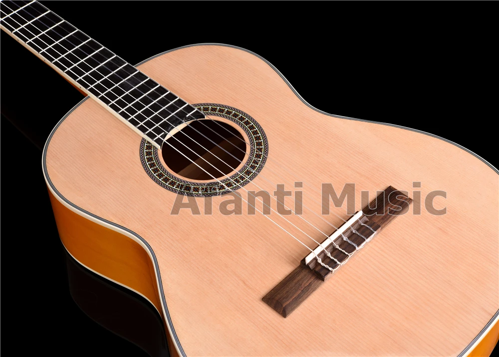 Afanti музыка 39 дюймов Ель и липа Классическая гитара(ACL-1558-X