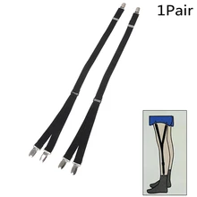 1 пара 20*600 мм Y Мужская Рубашка Остается подвязкой прямые подвязки эластичные регулируемые металлические зажимы