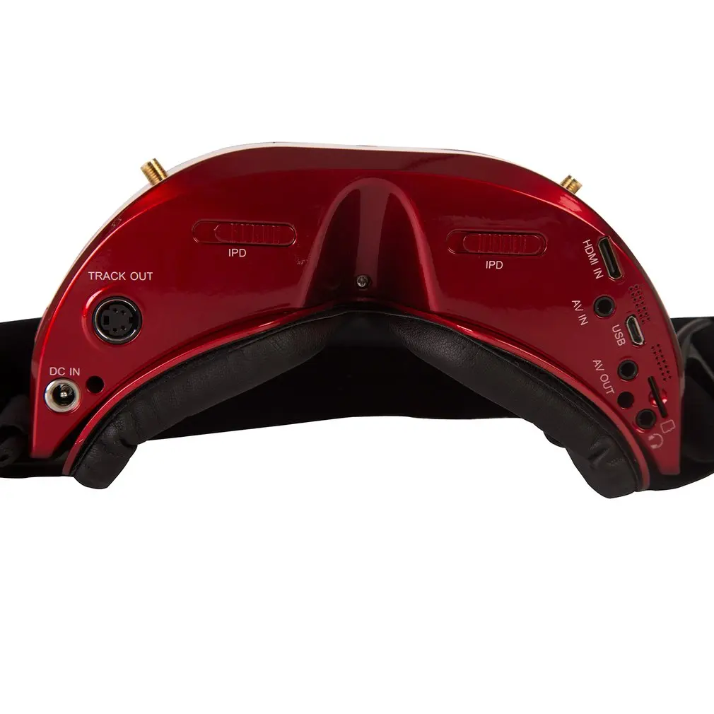 5,8 GHz 48CH разнообразие FPV очки поддержка HDMI отслеживание головы с вентилятором DVR фронтальная камера для радиоуправляемого дрона