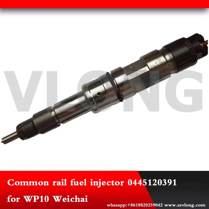 Genuine New Diesel Engine Common Rail Fuel Injector 612630090055 0986AD1005 0445120391 0 445 120 391 For Weichai Heavy Truck