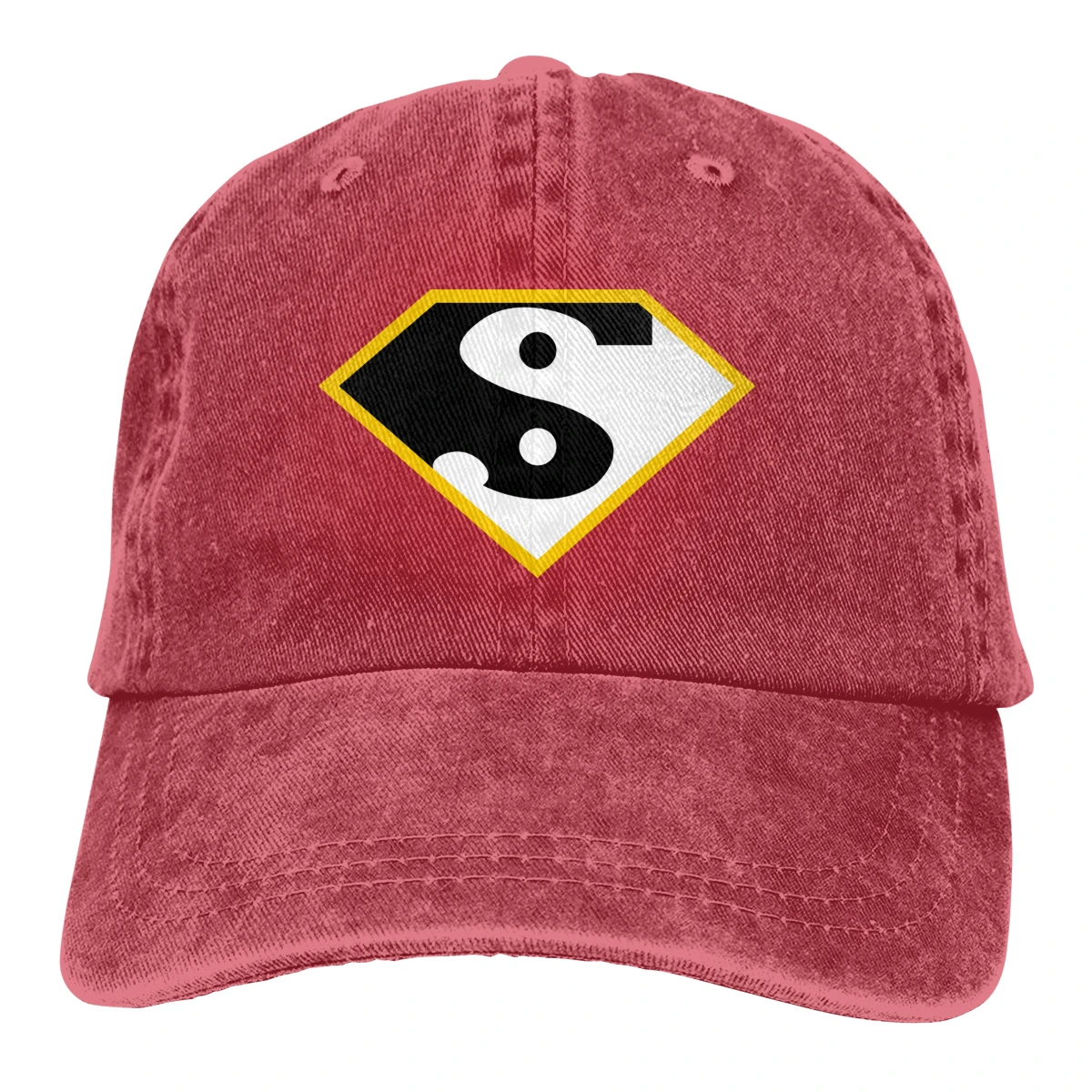 Супер Инь Ян Casquette глубокий вереск унисекс Мужские Женские джинсовые Strapback бейсболки Регулируемый Гольф папа шляпа