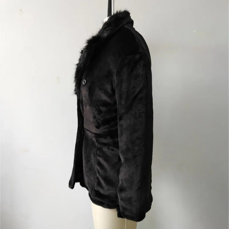 Куртка Manteau Femme, зимнее пальто с хлопковой подкладкой, женская верхняя одежда с меховым воротником, плюс бархатные толстые куртки с длинным рукавом, парки, пальто