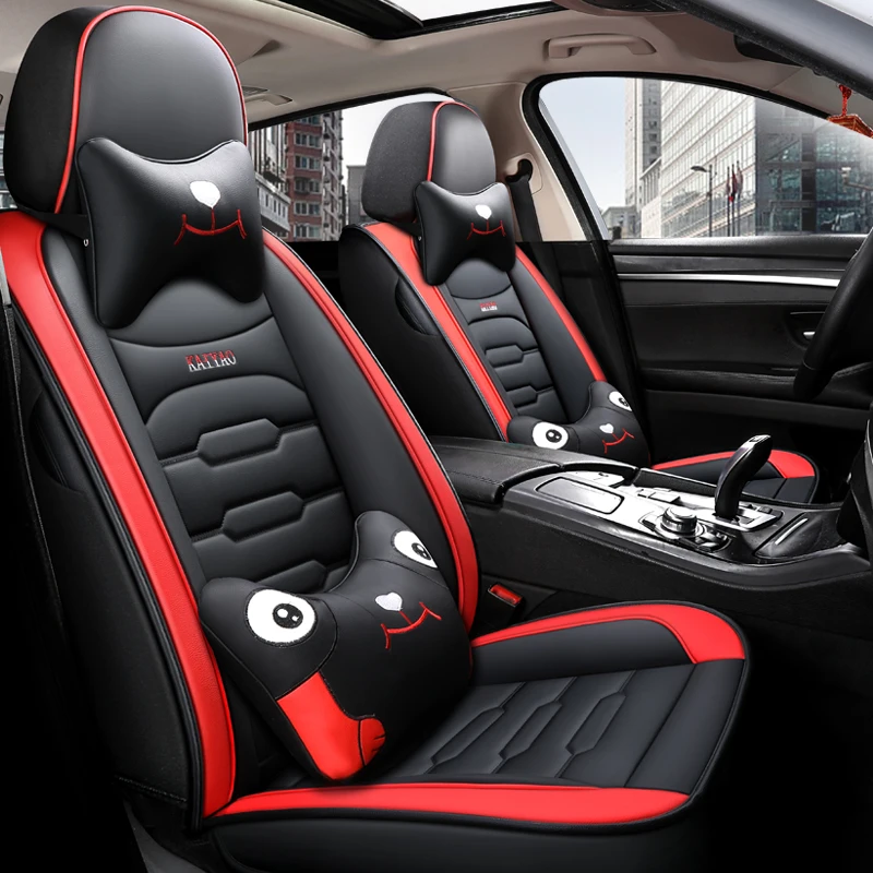 

Full Coverage Eco-leather auto seats covers PU Leather Car Seat Covers for mercedes amggt mercedes maybach s sl sls gla glc gl