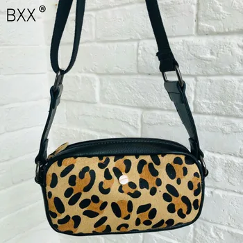 

[BXX] Leopard Print Woman Bag PU Leather Crossbody Messenger Bags Female Single Shoulder Handbag Crossbody Bag 2020 New HI338