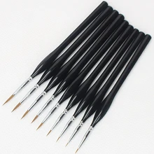 9 шт. Профессиональный набор кистей для рисования с рисунком из мультфильма, аксессуары для рисования