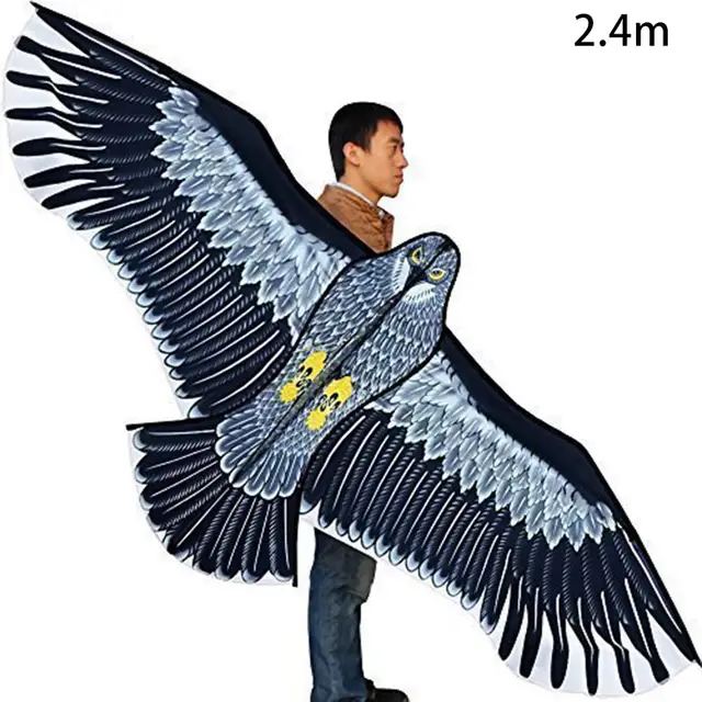 3D 1.8/2.5m Eagle Kite Huge Eagle Flying Bird Kites Eagles Children Gift Family Trips Garden Outdoor Sports Novelty Toys For Kid 1