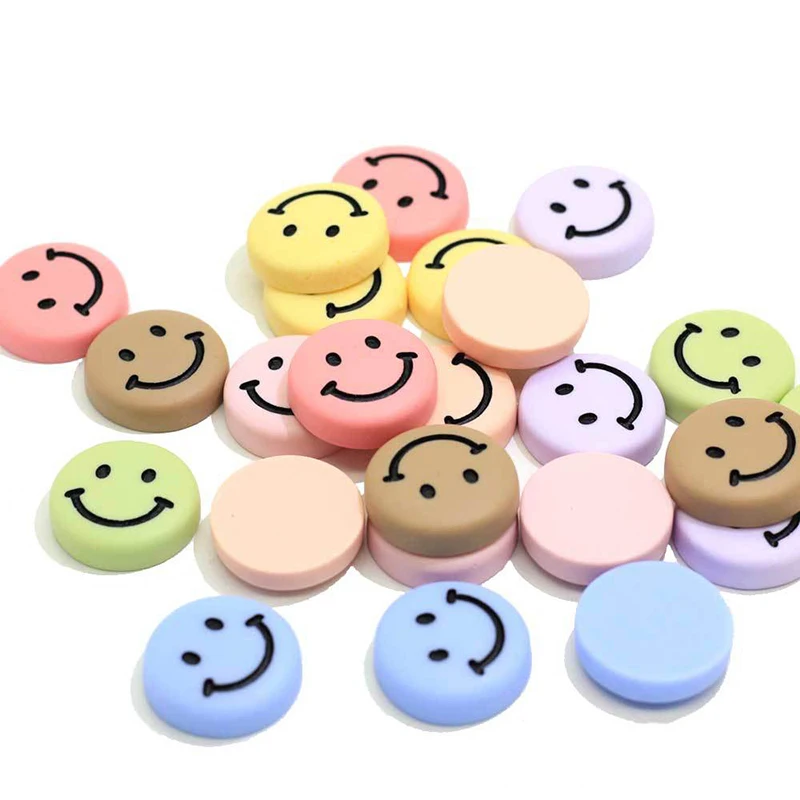

Happy Monkey 10pcs Kawaii Emoj Slices Slime Charms Supplies Cute Additives for Slides Kit DIY Decor For Fluffy Clear Slime Toy