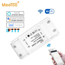 Wifi выключатель Tuya умная лампа реле умный таймер выключателя света приложение беспроводной пульт дистанционного управления работает с Amazon Alexa Google Home