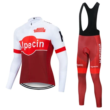 

2019 KATUSHA TEAM Spring Summer Men's Cycling Jersey Long Sleeve Bicycle Clothing With Bib PANTS Ropa Ciclismo