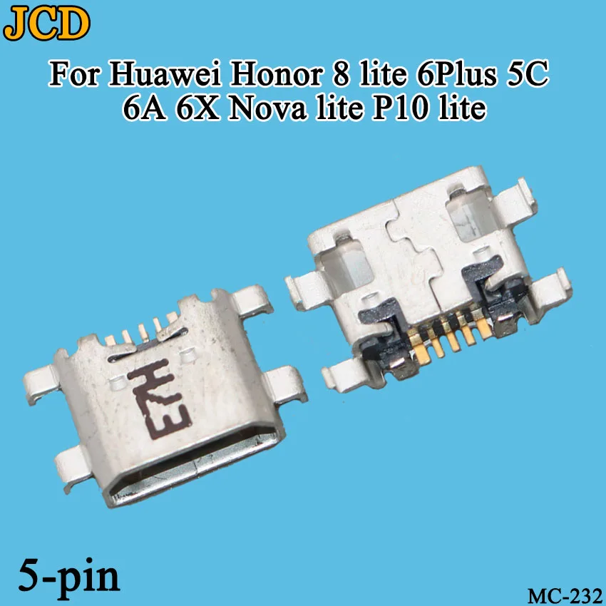 JCD Micro Usb зарядный разъем порт для huawei honor 6 honor 6 7i mate 7 G7 Plus зарядная док-станция гнездовой разъем