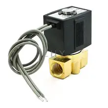 Промышленный DC 24V 320mA 7,6 W 0," резьба Dia 2 порт клапан электромагнитный