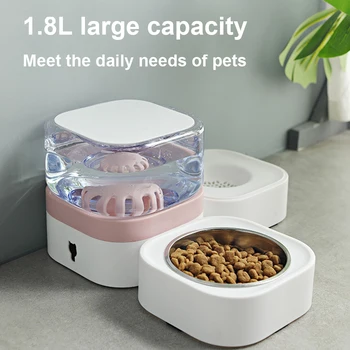 

Drinking Easy Clean Automatic Circulation PP Detachable Storage Fountain Cat Feeder Bowl Pet Water Dispenser Ultra Quiet Home