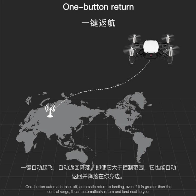 Aerial Smart Follow Me WIFI Real Remote Control RC Drone 720P Dual Camera One Key Return Optical Flow Positioning RC Helicopter