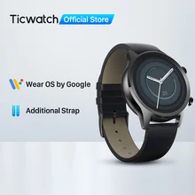 TicWatch C2 Plus Tragen OS Smartwatch 1GB RAM Gebaut-in GPS Fitness Tracking IP68 Wasserdichte Uhr NFC Google zahlen frauen Uhr