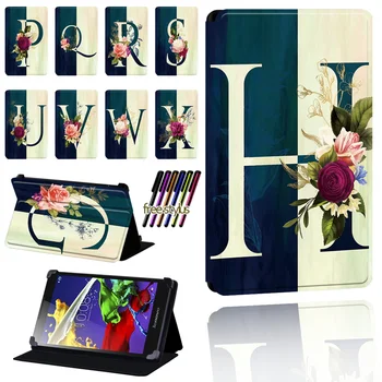 

Half Letter Case for Lenovo Tab 2 A7 / A8 / A10-70 / Tab 3 / Tab 4 Tablet Pu Leather Foldable Dust-proof Case Shell