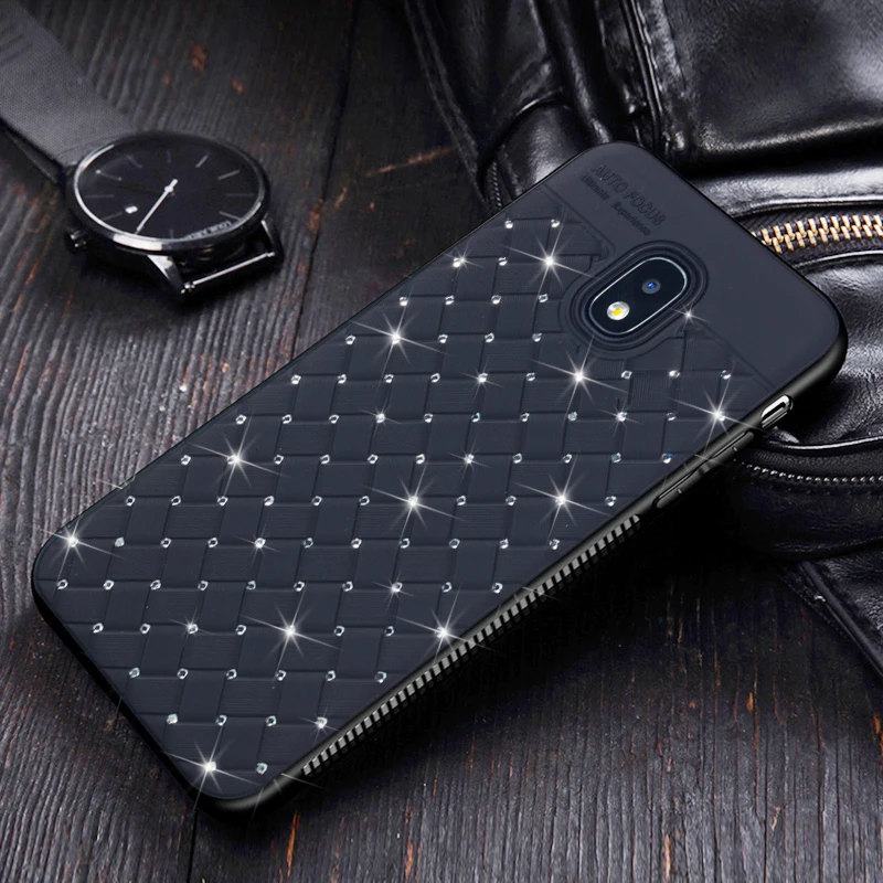 Чехол KaiNuEn с блестящими стразами 3D, чехол, чехол для samsung galaxy j7 Pro j730, силиконовый роскошный силиконовый чехол для задней панели телефона s