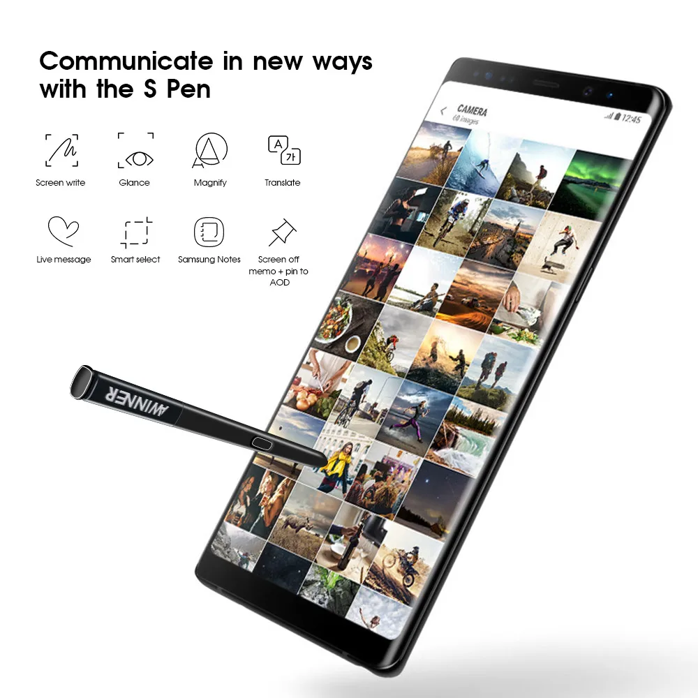 Для samsung Galaxy Note8 S ручка стилус активная S ручка стилус сенсорный экран ручка Note 8 Водонепроницаемый телефонный звонок s-ручка N9508