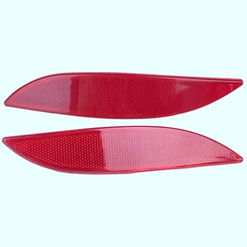

2 Pcs Car Reflective Strip Suitable for Renault Megane Mk3 Rear Bumper Signal Lamp Light Reflector, 1 Pcs Right 265600004R,3804