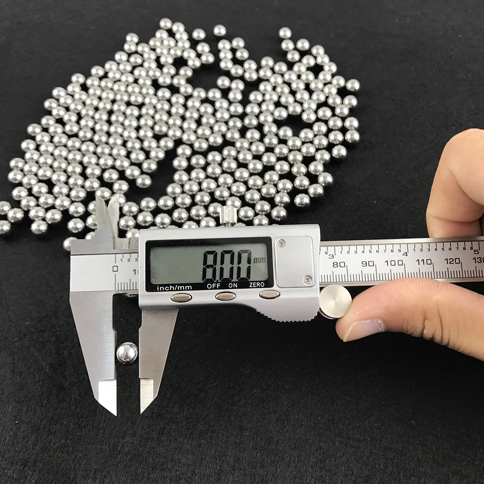 Easytoday 200pcslot the projectile Standard 8mm Steel Balls Bow slingshot ammo outdoor Slingshot Bullets Hunting Accessories (2)